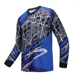 Racing Jackets Outdoor Cycling Jersey Motocross T-shirt Downhill FUALRNY Short-sleeved Summer MTB For Men