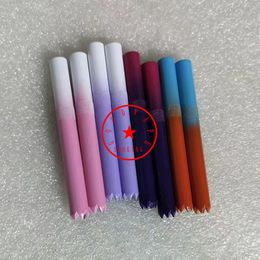 New Colorful Mini Aluminium Pipes Dry Herb Tobacco Catcher Taster Bat One Hitter Portable Innovative Smoking Tooth Digger Tube Cigarette Holder Dugout Tips DHL