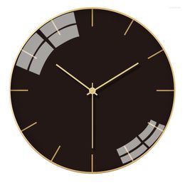 Wall Clocks Metal Clock Modern Design Living Room Creative Luxury Watches Home Decor Silent Mechanism Decoration Gift