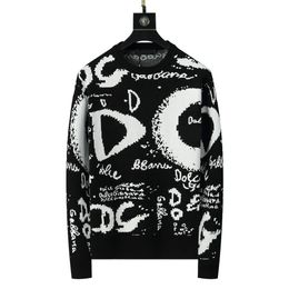 Men's sweater round neck long sleeve men's fashion designer sweater letter printing autumn and winter clothes slim fashion sweater Size M-3XL V1