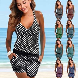 Women's Swimwear Beach spots sexy bikini swimsuit pattern tank tops trendy vacation suit ladies swimwear 230421