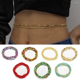 Belts Fashion Trendy Elegant Sexy Bikini Beach Bohemia Bead Waist Chain Summer Beading Waistband Body Jewellery Belly Chains