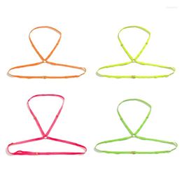 Belts Summer Night Body Jewelry For Girls Iridescent Sexy Bandage Elastic Strap