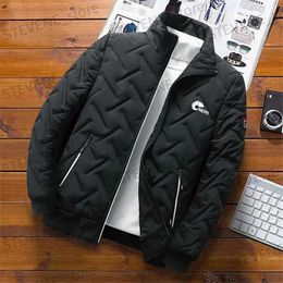 Men's Jackets Men's Wool Blends 2023 Autumn and Winter New Type Cold Proof Warm Business Leisure Fashion Slim Fit Outdoor Camping Zipper Men's Down Jacket T231121