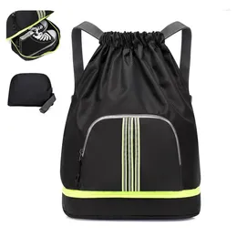 Outdoor Bags Sport Backpack Man Gym Folding Training Weekend Fitness Drawstring Soccer Shoulder Bolsas Shoe Pocket Travel Women