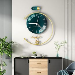Wall Clocks Digital Art Clock Mechanism Minimalist Metal Silent Home Design Furniture Watch Unique Orologio Da Parete Saatr