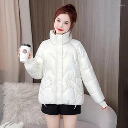Women's Trench Coats Fashion Women Winter Parkas 2023 Korean Thick Warm Short Jacket Cotton Snow Wear Padded Parka Basic Coat Female