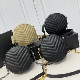 Here comes the cute little round bun Luxurys Designers Bag Fashion Y zipper sewing line shape all reflect the texture Simple stylish cool vintage handbag Shoulder Bag