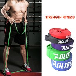 Resistance Bands 208cm Pull Up Elastic Yoga Band Natural Latex Rubber Loop Home Gym Expander Strengthen Trainning Fitness Men 04257I