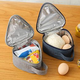 Dinnerware Outdoor Portable Triangular Insulation Bag Mini Aluminum Foil Student Lunch