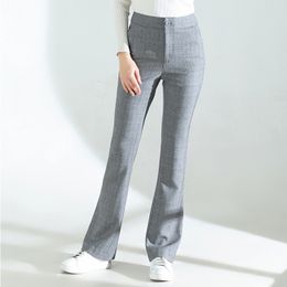 Women's Pants Capris Women Casual Spring Summer Trousers Solid Ladies Cotton Linen Pants 230422