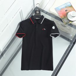 Mens t Shirts Designer Polo Shirt Luxury Tees Classic Black White Grey Blue M01 Hqn4