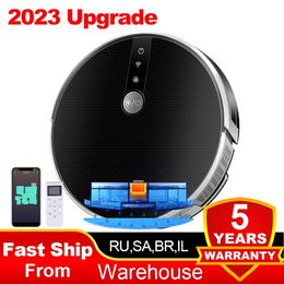 Vacuums LIECTROUX C30B Robot Vacuum Cleaner 6000Pa Suction Map navigation with Memory Wifi APP Electric Water Tank Wet Mop 231121