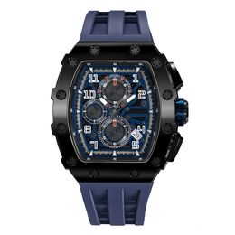 Richarmiles Watches Rmseries Square Luminous Auto Date Dial Wristwatches Montre En Acier Inoxydable Custom Watch Quality Man B150