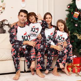 Family Matching Outfits Xmas Pyjamas Father Mother And Daughter Son Christmas Pyjamas Clothes Adult Kids Sleepwear Couples 231122