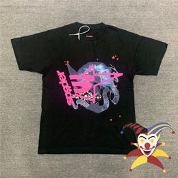 Mens TShirts ss Young Thug Sp5der 555555 Tshirt Men Women High Quality Puff Print Spider Web Pattern T Shirt Top Tees 230421