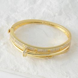 Bangle Fashion Women's Exquisite Bracelet Wedding Jewellery Accessories Metal Luxury Gift