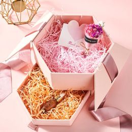 Party Decoration 10/20/30/50g Colorful Shredded Paper Pleated Lafite Candy Gift Box Filled Packaging Christmas DIY Wedding Party Decoration 231122