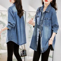 Women's Blouses Shirts Women Elegant Youth Tops Long Sleeve Oversized Vintage Fashion 2023 Spring Korean Stylish Y2K Cardigan D276