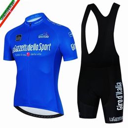 Cycling Jersey Sets Tour De Italy D'ITALIA Summer Short Sleeves Mountain Bike Clothes Breathable Clothing MTB Ropa Ciclismo S2204