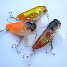 Lot 30 Fishing Lures Crankbait Crank Locust Hooks 8 7g 5 5cm230N