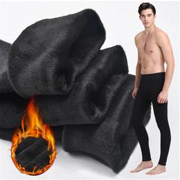 Women's Thermal Underwear Thermal Underwear For Men Winter Long Johns Thick Fleece Leggings Wear In Cold Weather XL To 6XL Villus Long Johns Men 231122