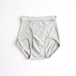 Underpants Male Middle-aged And Elderly High Waisted Deep Crotch Open Triangle Underwear Comfortable Elastic Tight