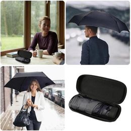 Umbrellas Solid Color Folding Umbrella Advertising Pocket Creative Mini Ultra Light Box Rain And Sun Dual Purpose 50%