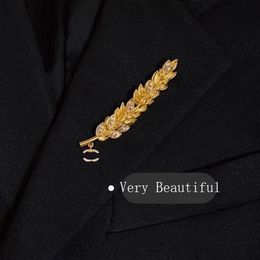 Designer Brooch Luxury Gold-plated Pin Brooches Fashion Jewellery Girl Pearl Diamond Brooch Premium Gift Couple Family Wedding Party Accessories Gifts
