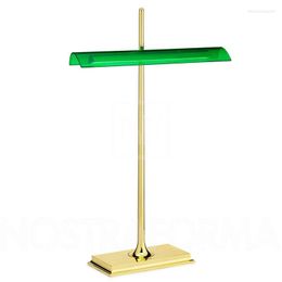 Table Lamps Italian Design Minimalist Classic Fashion Gold Lustre Desk Lights Decor Bedroom Study Office El Model Room Cafe