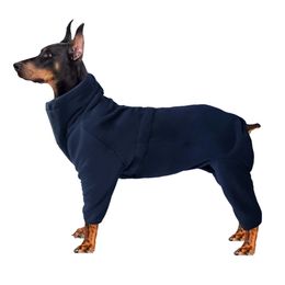 Dog Apparel Winter Coats Jackets 4 Leg Turtleneck Thermal Coral Fleece Puppy Pyjamas Sweaters Warm Outfits Pet Cat Clothes 231122