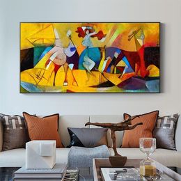 Modern Abstract Picasso Famous Painting Posters and Prints Canvas Painting Print Wall Art for Living Room Home Decor Cuadros No F3079