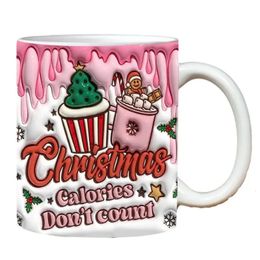 Mugs Christmas Holiday Mugs Christmas Cocoa Mugs Ceramic 3D Coffee Mug Cute Tea Cup Christmas Cup Chocolate Mugs Water Mug 231121