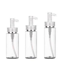 120ml 160ml 200ml Plastic cosmetic packaging PET lotion pump bottle high-end sub-bottling acrylic pump bottle hot sale Ipixn