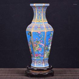 Antique Royal Chinese Porcelain Vase Decorative Flower Vase For Wedding Decoration Pot Jingdezhen Porcelain Christmas Gift12921
