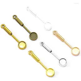 Charms 40pcs 6 Colors Cooking Ladle Alloy Kitchen Tool DIY Jewelry Making Pendant Accessory J460