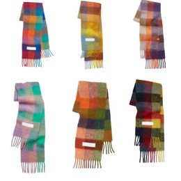 Scarf designer scarf luxury Fashion scarf for woman winter upscale scarf fringed scarf male England plaid seahorse hair black shawl pla Fwvv