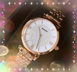 High quality women starry sky diamonds quartz watch Two Pins Ladies Set Auger Clock Stainless Steel Waterproof Thin Cute Chain Bracelet Wristwatches Mother's Gift