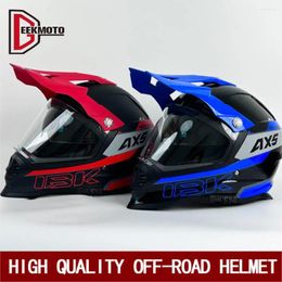 Motorcycle Helmets Motocross Helmet Off-road Casco Moto HD Visors Full Face Motorcyclist Cycling Men Women DOT Approved