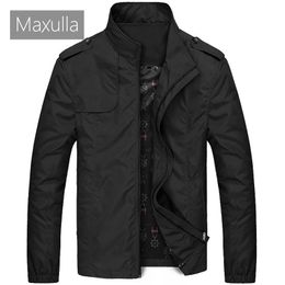 Men's Jackets Maxulla Mens Jacket Spring Mens Casual Outwear Slim Fit Thin Coat Male Fashion Hip Hop Anorak Jackets Men Bomber Jackets 4XL 230422