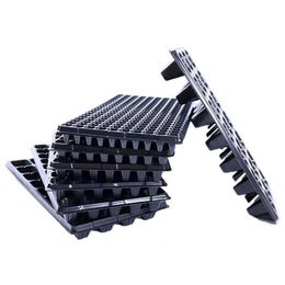10pcs 50 72 128 200 Holes Garden Nursery Pot Tray For Succulent Flower Vegetable Seed Grow Box Plant Seedling Propagation Tray 210254d