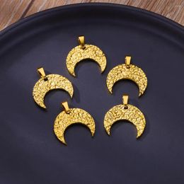 Pendant Necklaces Stainless Steel 5pcs/set Moon For Women Gold Plated Six Pointed Star Necklace Bulk Jewellery Wholesale