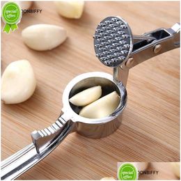 Other Home & Garden New Garlic Press Crusher Ginger Squeezer Vegetables Masher Stainless Steel Handheld Mincer Kitchen Cooking Drop De Dhzxn