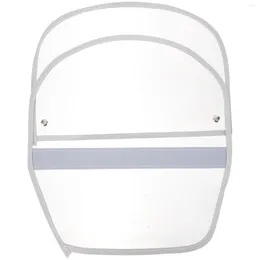 Raincoats Waterproof Raincoat Parts Clear Hat Protection Protector Visor Plastic Transparent