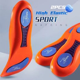 Shoe Parts Accessories Sports insoleS Soft Sole Mens Deodorant Insole Flat Arch Full Pad Heel Elasticity Insoles For Fitting Shoes Technology 230421