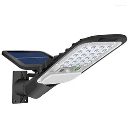 Wall Lamp 120W Solar Street Lights Outdoor Waterproof Split 3 Modes Remote Control PIR Motion Sensor Light