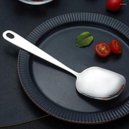 Spoons Restaurant Spoon Tablespoon Kitchen Scoop Stainless Steel Utensils Metal Serving Large
