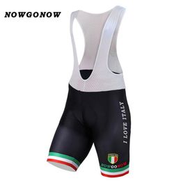 Custom whole men cycling BIB shorts clothing 2017 Italian national black bike wear love italy road mountain riding NOWGONOW ge258t