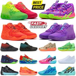 Lamelo Ball Mb.01 02 03 Scarpe da basket Rick e Morty Rock Ridge Red Queen Not From Here Phenom Buzz City Galaxy Toxic Guttermelo Uomo MB 1 2 3 Scarpe da ginnastica