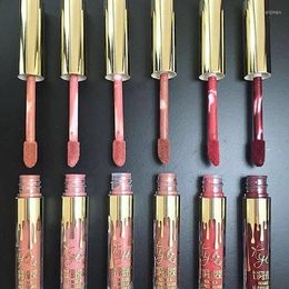 Lip Gloss 6 Set Kylie Non-stick Cup Gold Does Not Fade Moisturising Matte Liquid Lipstick Korean Tint Make Up